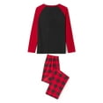 thumbnail image 6 of Nituyy Christmas Family Matching Pajama Red Holiday Pjs Sets Cotton Sleepwear, 6 of 10