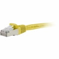thumbnail image 2 of C2G 3ft (0.9m) Cat6a Snagless Shielded (STP) Ethernet Network Patch Cable, Yellow, RJ45, M/M, 2 of 3