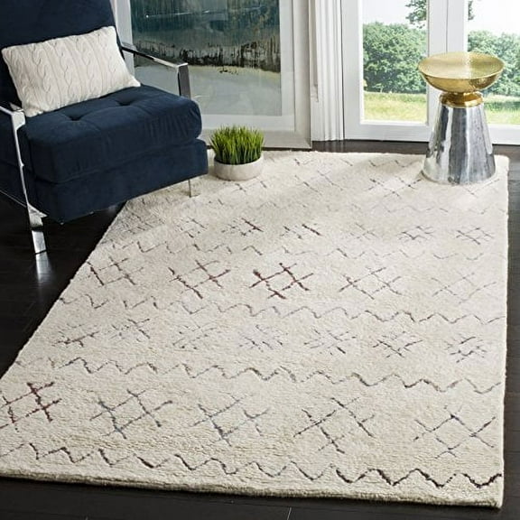SAFAVIEH Casablanca Corrine Geometric Area Rug, Ivory/Multi, 8' x 10'