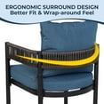 thumbnail image 5 of GRANDPATIO Steel Outdoor Dining Side Chairs - Set of 2, Blue Cushion, 5 of 8