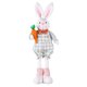 thumbnail image 1 of Matsuzay Adorno de con conejitos de Pascua de peluche suave para celebraciones navideñas Adornos de decoración del hogar Decoración del hogar verde, 1 of 6