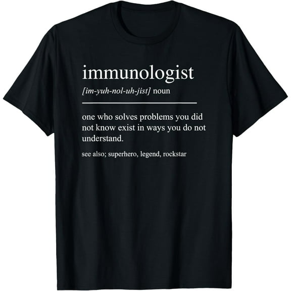 t-shirt Funny Immunologist Definition Immunology Immune System T-Shirt mens t shirt，black，women，funny，misfits，men，journey
