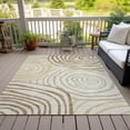 thumbnail image 6 of Addison Rugs Chantille Indoor/Outdoor Transitional Swirls Gold Washable Rectangle Rug, 2'6" x 3'10", 6 of 6