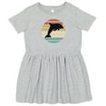 thumbnail image 3 of Inktastic Dolphin Cute Beach and Vacation Girls Toddler Dress, 3 of 5