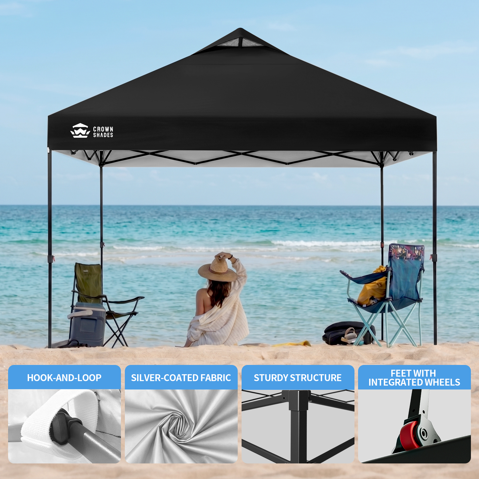 Crown Shades 10x10 Instant Pop-Up Canopy photo 8