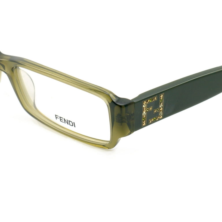Fendi Eyeglasses Women Green Frames Rectangle 53 16 135 F934R 318
