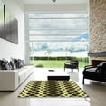 thumbnail image 7 of Ahgly Company Machine Washable Indoor Rectangle Transitional Midnight Gray Area Rugs, 4' x 6', 7 of 7