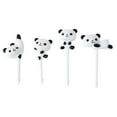 thumbnail image 4 of Shoreew 16Pcs Fruit Fork Easy to Clean Cute Panda Shape Food Dessert Picks Food-grade Bento Picks for Children, 4 of 7