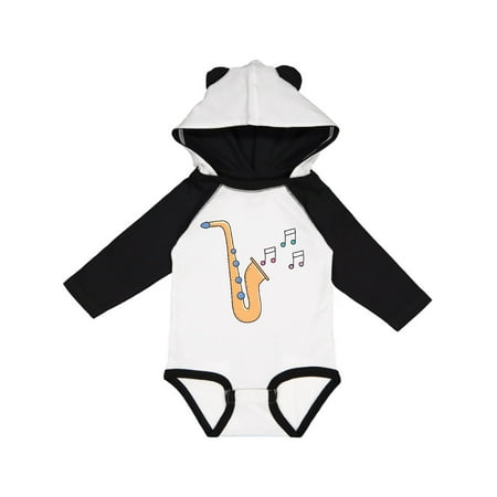 

Inktastic Saxophone Player Music Gift Baby Girl Long Sleeve Bodysuit