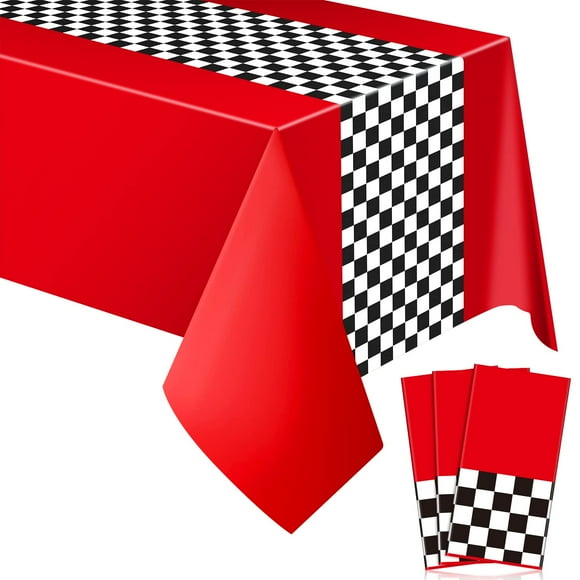 Mantel Irenare Car Racing Road de Party Supplies, 137 x 274 cm
