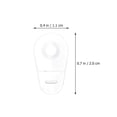 thumbnail image 1 of HAMPPLIES Mirror Mounting Clips Glass Retainer Clips for Bathroom Mirror Hangers 2pcs, 1 of 8