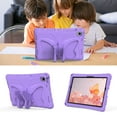 thumbnail image 4 of Dteck for Samsung Galaxy Tab A9 Case with Kickstand Butterfly Wings, Rugged Butterfly Kids Case Cover w/ Shoulder Strap for Galaxy Tab A9 8.7" Tablet SM-X110/X115/X117,Lightpurple, 4 of 6