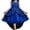 Blue, variant on Girl Formal Dress Sleeveless Toddler Ball Gown Toddler Tulle Dress Pageant Dress for Girls 6-7Y