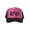 Black/Neon Pink, variant on Hike Thunderbolt Adjustable Foam Mesh Trucker Hat - Pink/White