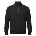 thumbnail image 4 of Migroa Essential Men's Quarter-Zip Sweatshirt -Solid Color Stand-Up Collar Design, Multiple Color Options, Premium Casual Wear Under $20, Black Xl, 4 of 4