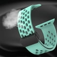 thumbnail image 7 of Sport Band Compatible with Apple Watch Band 42mm 44mm 45mm 49mm for Women Men,Magnetic Silicone Breathable Wristband Replacement Strap for iWatch Ultra 2 SE Series 9 8 7 6 5 4 3 2 1,Cream, 7 of 7