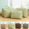 thumbnail image 1 of XWSHYW Contenedores de Almacenamiento Bolsas de Almacenamiento Reutilizables Grandes con Asas y Cremalleras Resistentes, Bolsa de Mudanza Lavable y Resistente, Organizador para Debajo de La Cama y Ar, 1 of 4