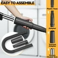 thumbnail image 6 of propuri Dryer Vent Cleaning Kit, Dryer Lint Vacuum Attachment and Flexible Dryer Lint Brush,2PCS Black, 6 of 7