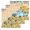 Yellow, variant on Sunflowers Trucks Kitchen Dish Towels for Drying Dishes Set of 4, Spring Farmhouse Eucalyptus Gray Wooden Waffle Weave Microfiber Hand Tea Bathroom Towels Quick Dry & Absorbent Towel 12x12