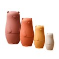 thumbnail image 3 of Montessori Kids Matryoshka Dolls Cartoon Silicone Nesting Dolls Table Decors E65D, 3 of 4