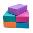 thumbnail image 3 of Yoga Pilates Bricks High Density EVA Block Sports Exercise Fitness Gym Workout Stretching Aid (Orange), 3 of 3