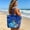 blue small, variant on Mesh Beach Tote Bag, Portable Handheld Swimming Travel Storage Handbag, Breathable Water Drain Fast Dry Bag for Women Men Beach Pool Camping