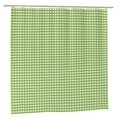 thumbnail image 2 of Shower Curtain, Green Gingham Washable Shower Curtain for Bathroom, Waterproof Bathroom Shower Curtain Set with Hooks Long Shower Curtain 72x72in Home Decor, 2 of 7