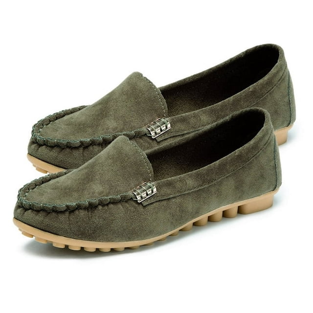 CHOK Mocassin Orthopédique de Marche pour Femmes Mode Décontractée Confortable Chaussures pour Intérieur Extérieur 38 Gris