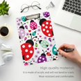 thumbnail image 5 of GZHJMY Ladybug Clipboards Acrylic A4 Letter Size Clipboards with Metal Clip for Nurses, Students, Teachers, Classroom, Office, 5 of 7