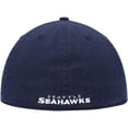 thumbnail image 4 of Men's '47 College Navy Seattle Seahawks Franchise Logo Fitted Hat, 4 of 4