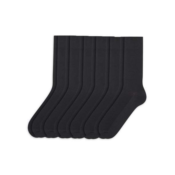 Men's Nylon Crew Socks, 6 Pack