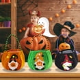thumbnail image 4 of Cateissary Bolsa de regalo de Halloween con asa de tela Atmósferas portátiles Bolso de dulces Almacenamiento de galletas Snack Juguetes Suministro de Type3 NO3 Cateissary HA064966-03, 4 of 6