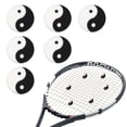 thumbnail image 1 of Uxcell Tennis Dampener, TaiChi Silicone Tennis Racket Dampeners Racket Shock Absorber to Reduce Vibration Soft Cute Fitting for (Players/Universal Fit for All Racquets) 6Pcs & White, 1 of 7