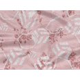 thumbnail image 5 of oneOone Rayon Pink Salmon Fabric Hexagon Geometric Fabric For Sewing Printed Craft Fabric By The Yard 56 Inch Wide, 5 of 5