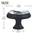 thumbnail image 4 of 4 Pcs Seagull Knobs for Kitchen Cabinet Cupboard Dresser Bookcase Drawer Pulls Handles Round Home Decor, 4 of 8