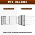 thumbnail image 5 of Horse Stall Gate crafted with Heavy-Duty Thick Steel Frame, Horse Stall Door equipped with 48" L x 24" H, Horse Stall Guard designed with Yoke Design, Fits Standard Barn Doorways​, 5 of 8