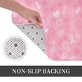 thumbnail image 6 of Sikiie Breast Cancer Awareness Print Flannel Anti-slip Floor Mat 16x24in, Thickened Dustproof Entrance Door Mat Floor Mat for Kitchen, Bathroom, Laundry Room, 6 of 7