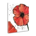 thumbnail image 2 of "Not A California Poppy IV On White" By Chris Paschke, Gallery Wrap Canvas, 2 of 2