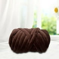 thumbnail image 4 of Hilo grueso, hilo gigante, cómodo, lavable, súper suave para manualidades de macramé. Café, 4 of 9
