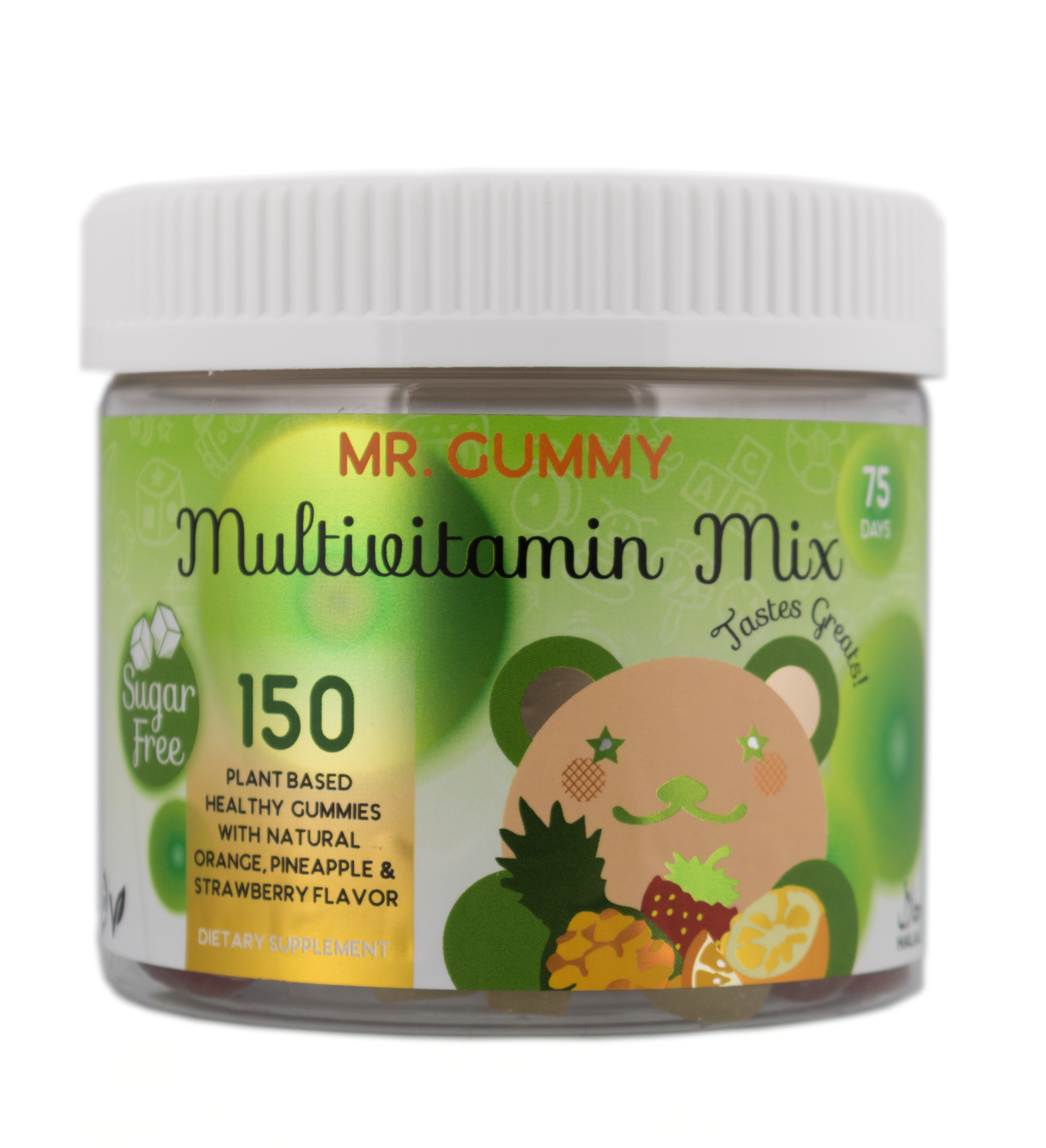 Mr Gummy Vitamins Sugar Free Multivitamin Mix Supplement Natural
