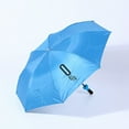 thumbnail image 4 of Mightlink Umbrella Wine Bottle Appearance Strong Wind Resistance Sunshade Silver Tape Outdoor Sun Rain Reverse Folding Umbrella for Outdoor, 4 of 7