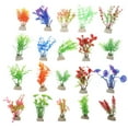thumbnail image 1 of Shisuyan Fish Habitat Enhancement Plant Shape Plastic 20Set 3.9X1.2X0.8In, 1 of 8