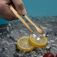 thumbnail image 3 of Pinza para hielo de acero inoxidable Pinza para azúcar y café dorada Pinza para alimentos Pinza para azúcar Pinza para hielo, 3 of 6