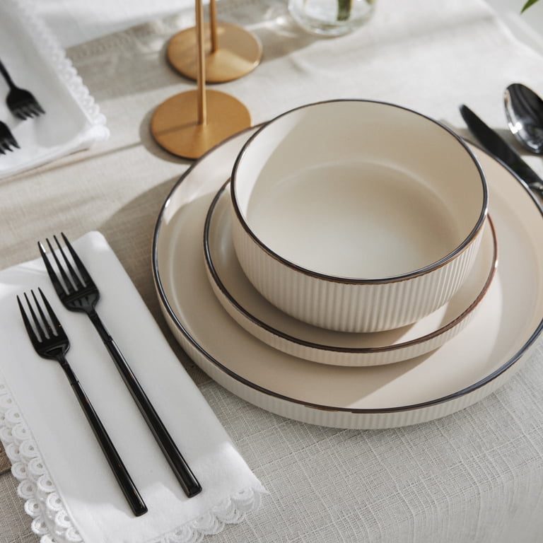 Thyme & Table Arden Matte Black 20-Piece Flatware Set photo 5