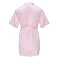 thumbnail image 3 of Boys Girls Satin Kimono Bathrobes with Belt, SILVERCELL Toddler Teens Kids Wedding Spa Party Robes Pajamas Coverups, 2-14 Years, 3 of 8