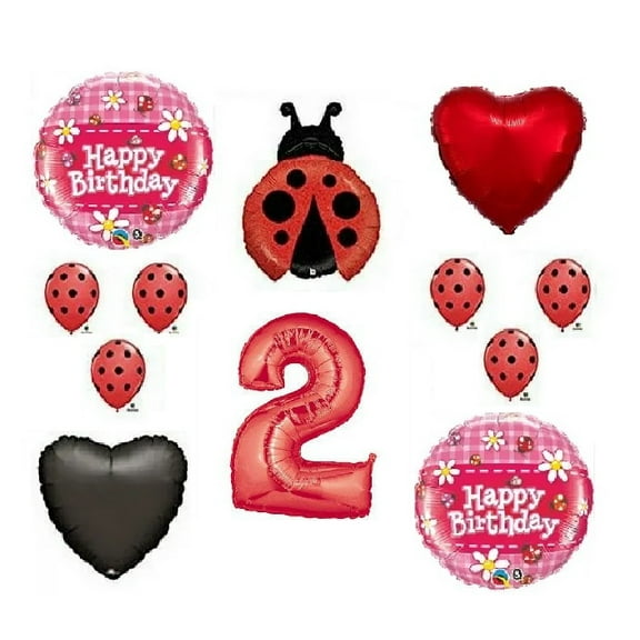 SECOND 2ND LADYBUG BIRTHDAY PARTY Balloons Decorations Supplies NEW