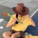 thumbnail image 5 of Hip Hop Jazz Hat Wide Brim Vintage Western Cowboy Hat All-match For Hipster, 5 of 5