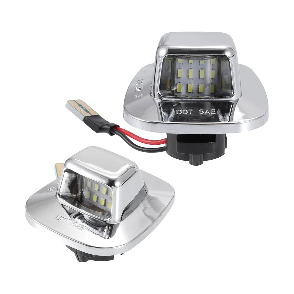Zyutaosan 2Pcs Bright Led License Plate Lights Tag Lamps For Chevy C/K 1500 2500 3500 88-00