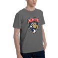 thumbnail image 2 of Florida Panthers Mode T-Shirt à Manches Courtes pour Hommes Gris Foncé Moyen, 2 of 5