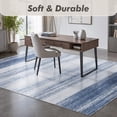 thumbnail image 3 of VUNATE 6'x9' Area Rugs for Living Room Washable Rugs Modern Abstract Area Rug Soft Contemporary Neutral Carpet Indoor Rug for Bedroom Dining Room Office Foldable Nonslip Rug Navy, 3 of 6